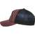 flexfit Leather Trucker maroon/black