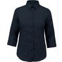 Kariban chemise manches 3/4 femme navy