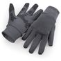 Beechfield Gants sports tech softshell gris graphite