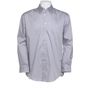 kustom kit Corporate Oxford Shirt LS silver_grey