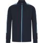 Finden+Hales Adults' knitted tracksuit top navy/sky