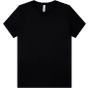 Bella Women's relaxed jersey short sleeve tee black