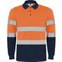 Roly WRK Polaris L/S marine/orange_fluo