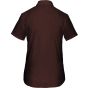 Kariban Chemise popeline polycoton manches courtes entretien facile femme brown