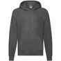 fruit of the loom Lightweight Hooded Sweat graphite_clair