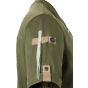 karlowsky Women's Short-Sleeve Chef Jacket Green Generation Sustainable GRS Moss green