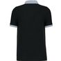 Kariban Polo piqué bicolore homme black/oxford_grey