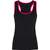 TriDri Débardeur de fitness Tridri® pour femme black/hot_pink