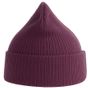 Atlantis Bonnet en coton organique NELSON burgundy