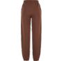 Build Your Brand Ladies Fluffy Sweatpants Chocolate brown