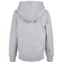 Build Your Brand Kids Organic Basic Zip Hoody heather_grey