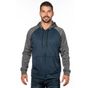 Burnside Performance Raglan Hoodie heather_navy