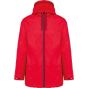 Kariban Veste à capuche avec doublure en micropolaire unisexe red