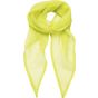 Premier Foulard en mousseline colours collection pour femme lime