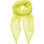 Premier Foulard en mousseline colours collection pour femme lime