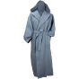 A&R Peignoir gauffré avec capuche Robezz® Jeans blue
