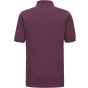 Russell Polo piqué 65/35 ultra résistant burgundy
