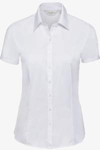 Image produit Ladies’ short sleeve tailored herringbone shirt