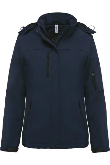 Image produit Parka softshell doublée à capuche pour femme