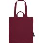 Neutral Twill Bag, Multiple Handles bordeaux