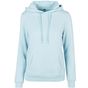 Build Your Brand Basic Ladies Basic Hoody ocean_blue