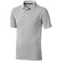 Elevate Polo manches courtes pour hommes Calgary grey_melange