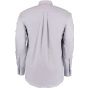 Kustom Kit Premium Oxford Shirt Long Sleeve Silver grey