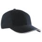 Myrtle Beach 6-Panel Sandwich Cap black/light_grey