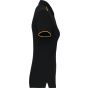 WK Designed To Work Polo Day To Day contrasté manches courtes femme black/yellow
