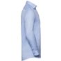 Russell Chemise contrastée à chevrons cintrée manches longues homme light_blue/mid_blue/bright_navy