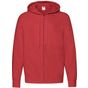 fruit of the loom Lightweight Hooded Sweat Jacket rouge