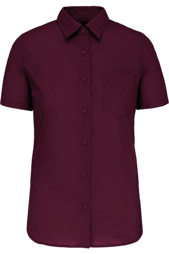 Image produit Chemise popeline polycoton manches courtes entretien facile femme