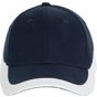 K-up Racing - casquette bicolore 6 panneaux navy/white