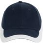 k-up Racing - casquette bicolore 6 panneaux navy/white