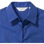 Russell Chemise en Popeline Polyester/Coton classique manches longues femme bright_royal