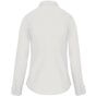 kariban Chemise col mao manches longues femme white