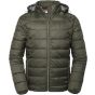 Russell Veste capuche zippée Nano homme dark_olive