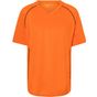 James&Nicholson Team Shirt orange/black