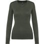 Kariban Pull col V femme green_marble_heather