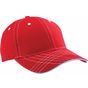 k-up Casquette fashion - 6 panneaux  red/white