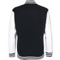 fdm Junior Varsity Jacket black/white