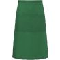 karlowsky XXL Oversized Bistro Apron Basic with Pocket Forest green