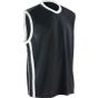 Spiro Basketball mens quick dry top black/white