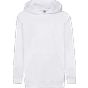 fruit of the loom Kids classic hooded sweat white