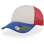 Atlantis Rapper Cap white/red/royal