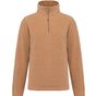 Kariban Enzo - Micropolaire col zippé homme camel_heather