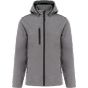 Kariban Veste Softshell 3 couches à capuche avec manches amovibles unisexe marl_grey