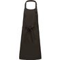 Kariban Tablier coton sans poche chocolate
