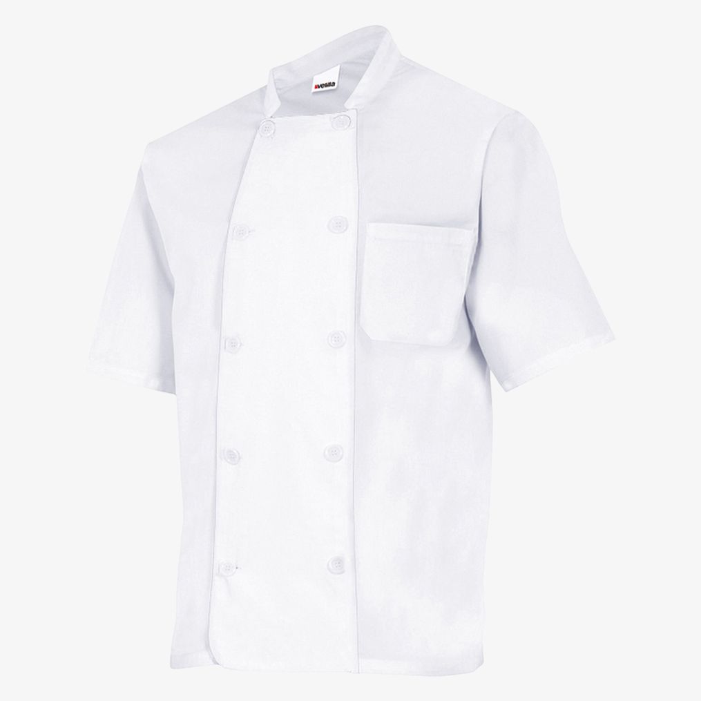 Veste de cuisinier manches courtes Velilla