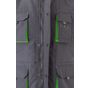 Velilla Gilet matelassé bicolore multipoches grey/lime